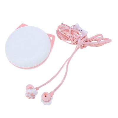 Cute Cat Claw Earbuds with Mic, Cartoon Headset, Portable Earphones