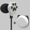 Cute Cat Claw Earbuds with Mic, Cartoon Headset, Portable Earphones view 3