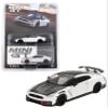 1:64 Diecast Model Car Compatible with Nissan GT-R Nismo (R35) 2024 Brilliant White Pearl Limited Edition by Mini GT MGT01045 view 1