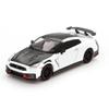 1:64 Diecast Model Car Compatible with Nissan GT-R Nismo (R35) 2024 Brilliant White Pearl Limited Edition by Mini GT MGT01045 view 2