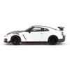 1:64 Diecast Model Car Compatible with Nissan GT-R Nismo (R35) 2024 Brilliant White Pearl Limited Edition by Mini GT MGT01045 view 3