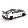 1:64 Diecast Model Car Compatible with Nissan GT-R Nismo (R35) 2024 Brilliant White Pearl Limited Edition by Mini GT MGT01045 view 4