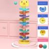 Ball Drop Toy- Ball Activity Toy, Creative Stackable Design, Durable Educational Playset, Adorable Learning Ramp for | Development Toy-for Kids, Fun Educational Activities, Motor Skills view 2