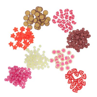 BESPORTBLE 40 Pack Miniature Food Props Realistic Simulated Meat Slices Fake Vegetables Japanese Food Sprinkles for Dollhouse Kitchen Play