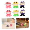 DECHOUS 6pcs Wind-up Chattering Teeth with Eyes Funny Clockwork Party for Halloween Birthday Celebrations Compact Lightweight Novelty Windup Playthings for Adults Holiday Fun view 3