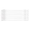 Rc Accessories For Traxxas For HSP For Arrma For Axial For Redcat 1/8 1/10 8PCS Metal Clip R Pin Rod With Steel Anti-Lost Rope RC Car(Silver) view 1