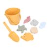 Abaodam Portable Sand Digging with Ocean Elements Lightweight Silicone Beach Plaything for Outdoor Pool Garden Includes Bucket for Boys and Ages view 1