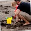 BESPORTBLE 13Pcs Beach Sand Set Multicolor Creative Castle Mold Kits with Cartoon Shapes and Bucket for Backyard Sandbox Pools Plastic Play Sand Kit Random Color view 4