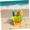BESPORTBLE 6pcs Beach Set for Plastic Bucket and Shovel Sand Castle Tools in Smooth Grip Sandbox for Backyard and Beach Play Random Color view 4