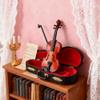 2026 New Playable Tiny Violin Figurine,The Worlds Smallest Miniature Musical Instrument with Sound and Sad Music,House Accessory or Keychain Charm for Unique Dumb Gag Gifts for Lovers view 3