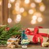 1:12 Scale Miniature Christmas Tree, Dollhouse Miniature Decor for Christmas Party Display, Mini Model Scene view 2