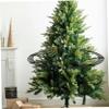 Christmas Tree Train Set with Light Sound Hanging Electric Locomotive Coal Car Sleigh Realistic Railway for Holiday Decor view 2