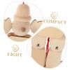 Abaodam 6pcs Unfinished Wooden Clown Marionette Pull String Puppet Dolls for DIY Crafts Interactive Handmade Wooden Clown for Birthday Parties and Family Gatherings view 3