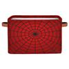 Ackutea Storage Bins Red Spider Web Large Collapsible Rectangle Shelf Closet Organizer Baskets for Kids Toys, Dirty Clothes, Bedroom, Bathroom, Nursery Decor, Gift Basket view 1