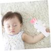 BESPORTBLE Soft Plush Rattle for Newborns Lightweight Plaything with Soothing Sound Enhances Auditory Senses and Hand-Eye Coordination First Year Gift for Boys view 4