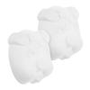 BESPORTBLE 2pcs DIY Blank Animal Masks for Unpainted PVC Craft Face Masks for Birthday Halloween Party Favors Cosplay and Handmade Painting Activity view 1