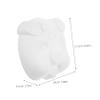 BESPORTBLE 2pcs DIY Blank Animal Masks for Unpainted PVC Craft Face Masks for Birthday Halloween Party Favors Cosplay and Handmade Painting Activity view 2
