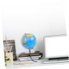 DECHOUS HD Globe with Stand Desktop World Globe Educational for Geography Learning Interactive Chart Office Classroom Decor view 4