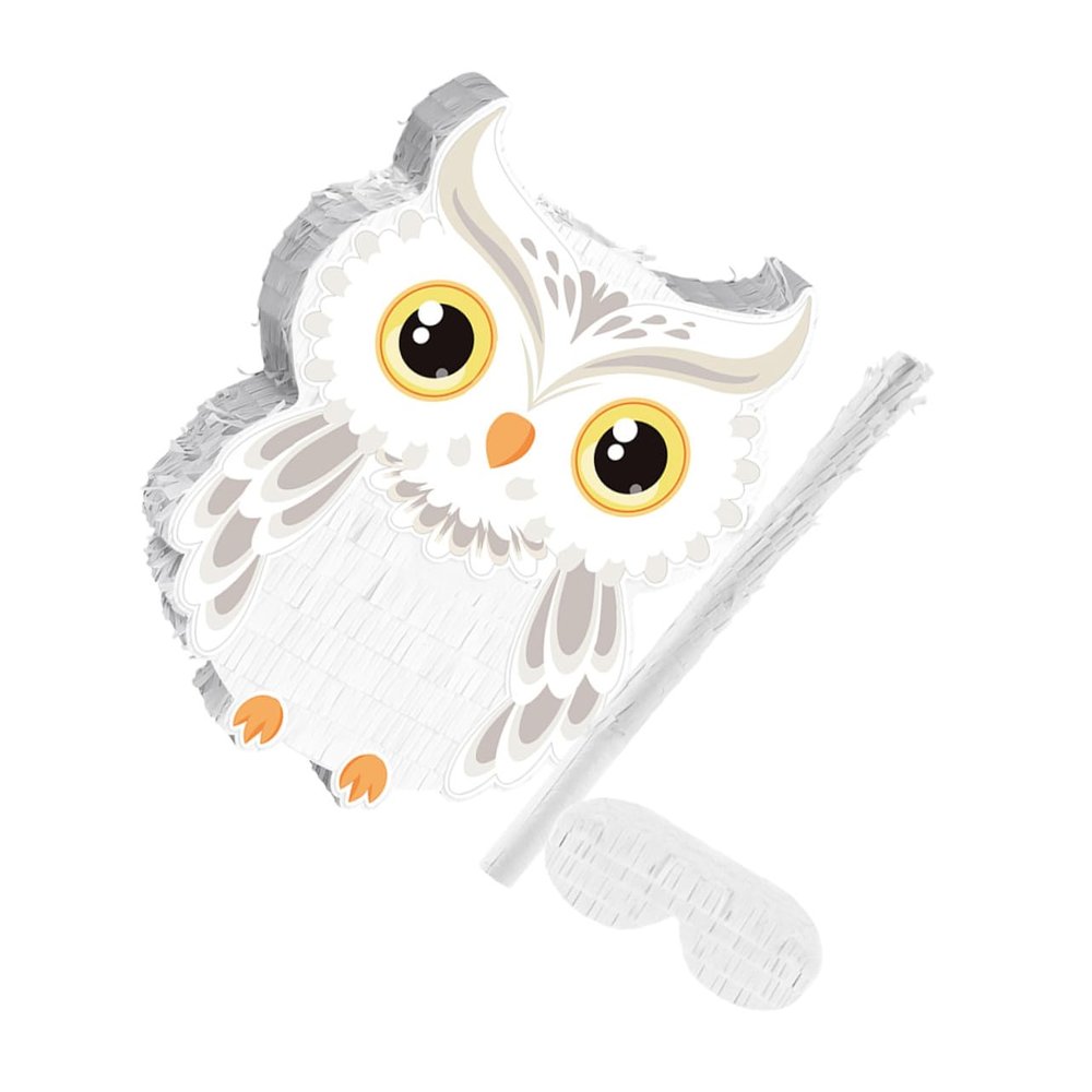 BESPORTBLE Owl with Stick and Blindfold for Boys Jungle Animal Theme Birthday Halloween Graduation Party Favors Family Fun Activity Candy Holder