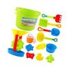 Abaodam Beach Set with Large Sand Bucket Sand Clock Shovel Rake for Boys for Creative Outdoor Fun Random Color view 1