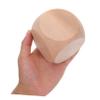 Abaodam Blank Wooden Cubes for DIY Crafts and Games Multipurpose Plain Wood Blocks for Parties DIY Dices Versatile Crafting Supplies for Creative Projects and Showers view 3
