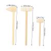 Beaupretty 15pcs Mini Wooden Hammers Solid Wood Educational Mallets for Small DIY Handcraft Hammer Plaything to Flexibility and Grasping Skills view 2