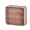 QLKJZML Wall Mounted Doll Blind Box Storage Display Rack Magnetic Suction Figurine Display Cabinet Dustproof Doll Blind Box Storage Box(A-Coffee 30x30x8cm) view 1