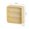 QLKJZML Wall Mounted Doll Blind Box Storage Display Rack Magnetic Suction Figurine Display Cabinet Dustproof Doll Blind Box Storage Box(A-Coffee 30x30x8cm) view 2