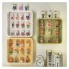 QLKJZML Wall Mounted Doll Blind Box Storage Display Rack Magnetic Suction Figurine Display Cabinet Dustproof Doll Blind Box Storage Box(A-Coffee 30x30x8cm) view 3