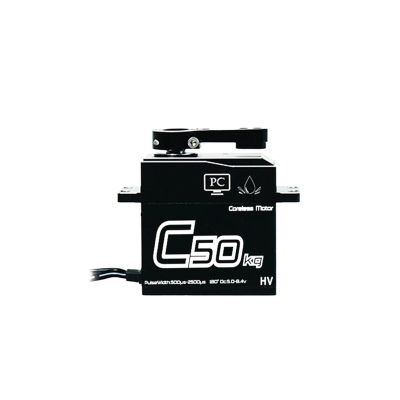 50kg.cm 80g 0.11S/60 Coreless Motor High Voltage and high Torque Servo Steel Gear Full CNC housing Waterproof Accessories Remote Control