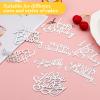 10 PCS Silver Happy Birthday Cupcake Topper, Multiple Styles Acrylic Cake Toppers, Silvery Cakes Decorations Inserts Set for Birthday Party Cake Desserts Pastries Baker Making Supplies view 4