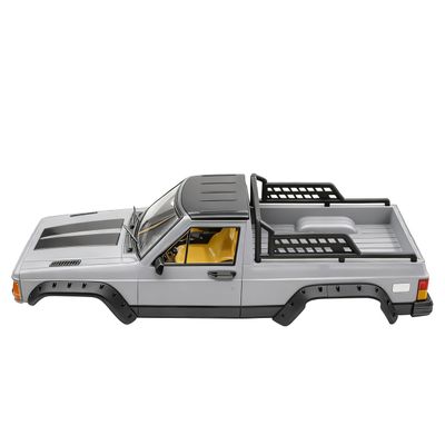 1/10 RC Crawler Hard Body Shell Kit - 313mm Wheelbase Cherokee Body for Axial SCX10, SCX10 II 90046, 90047 & TRX4 Kits (Pickup-Silver Gray)