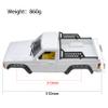 1/10 RC Crawler Hard Body Shell Kit - 313mm Wheelbase Cherokee Body for Axial SCX10, SCX10 II 90046, 90047 & TRX4 Kits (Pickup-Silver Gray) view 2