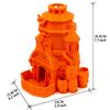 3D Printed Dice Spiral Staircase Castle Dice Tower for Miniature RPG Games, Dice Tower for DND Tabletop RPGs, Wargame Scenery Game Jail D&D view 2
