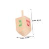 Uonlytech 10 Pcs Wooden Spinning Tops for Handcrafted Gyro Hand-Eye Coordination and Spatial Imagination Smooth-Spin Playthings for Boys and Educational Wooden for Home and School Use view 2
