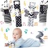 GZYFUVALW Baby Cartoon Animal Wrist Bell Rattle Socks New Toddler Wrist Strap Socks Set(Insects04) view 1