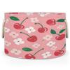 Ethebre Cherry Fruit Flower Round Storage Basket for Laundry & Toys, Lightweight Fabric Laundry Hamper with Handles, Foldable Large Organizer Bin for Bedroom Bathroom Nursery Dorm view 2