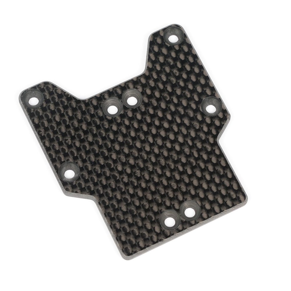 3MM Carbon Fiber ESC Tray Plate for Arrma 2S 3S 1/10 Gorgon,No-Drill Thick ESC Mounting Bracket Fixing Plate,Mounting Receiver Tray Upgrade Parts Upgrades Replace Parts for RC Vehicle Accessories