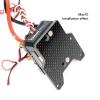 3MM Carbon Fiber ESC Tray Plate for Arrma 2S 3S 1/10 Gorgon,No-Drill Thick ESC Mounting Bracket Fixing Plate,Mounting Receiver Tray Upgrade Parts Upgrades Replace Parts for RC Vehicle Accessories view 4
