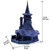 3D Printed Dice Spiral Staircase Castle Dice Tower for Miniature RPG Games, Dice Tower for DND Tabletop RPGs, Wargame Scenery Game Jail D&D view 2
