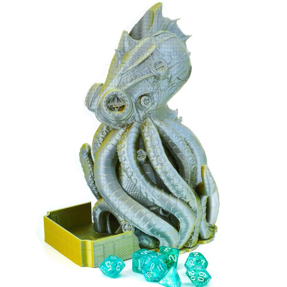 3D Printed Dice Spiral Staircase Castle Dice Tower for Miniature RPG Games, Dice Tower for DND Tabletop RPGs, Wargame Scenery Game Jail D&D