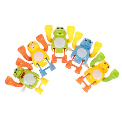 BESPORTBLE 5pcs Creative Wind-up Flip for Clockwork Somersault Playthings Random Animal Models Gift for S Playtime and Bedroom Decoration