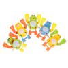 BESPORTBLE 5pcs Creative Wind-up Flip for Clockwork Somersault Playthings Random Animal Models Gift for S Playtime and Bedroom Decoration view 1
