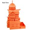 3D Printed Dice Spiral Staircase Castle Dice Tower for Miniature Wargaming, Dice Tower for Dungeons and Dragons Games, Tabletop RPGs, Wargame Scenery Game Jail D&D view 3