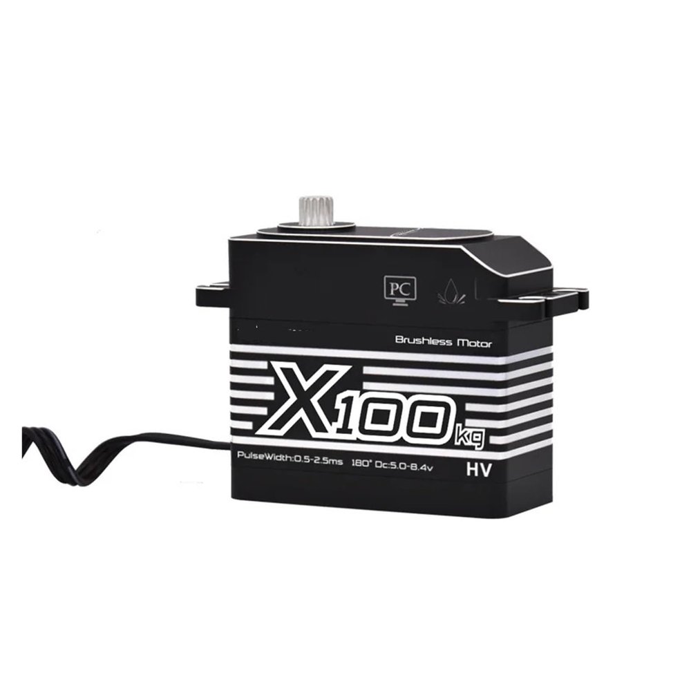 100kg 120kg 130kg 150KG brushless servo high Torque high Pressure Full Metal Gear Waterproof Motor 1/5(100kg brushless)