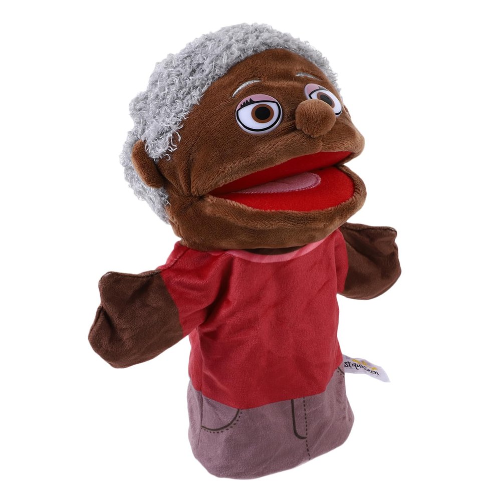 COOLHIYA Plush Family Hand Puppet for Storytelling Comfortable Wear Plush Material Stimulates Imagination for Preschool Daycare Classroom and Home Role Play