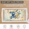 Butterfly Flower Baby Crib Sheets for Boys Girls, 2 Packs Fitted Crib Sheet for Standard Cribs and Toddler Mattress, Ultra Soft Breathable Microfiber Baby Sheets 52x28 in view 2