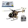 BICRKTOMXY MD500 C189 Little Bird RC Helicopter, 1:28 Scale 2.4G 4CH Single-Rotor Optical Flow Positioning Brushless RC Aircraft with 6-Axis Gyro and One Key Take Off/Landing, Gift for Adults (RTF) view 1