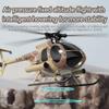 BICRKTOMXY MD500 C189 Little Bird RC Helicopter, 1:28 Scale 2.4G 4CH Single-Rotor Optical Flow Positioning Brushless RC Aircraft with 6-Axis Gyro and One Key Take Off/Landing, Gift for Adults (RTF) view 2