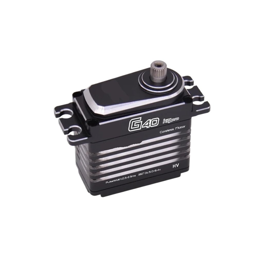 40KG high Torque CNC Aluminum Shell Metal Gear coreless Waterproof Waterproof 1/8 1/10